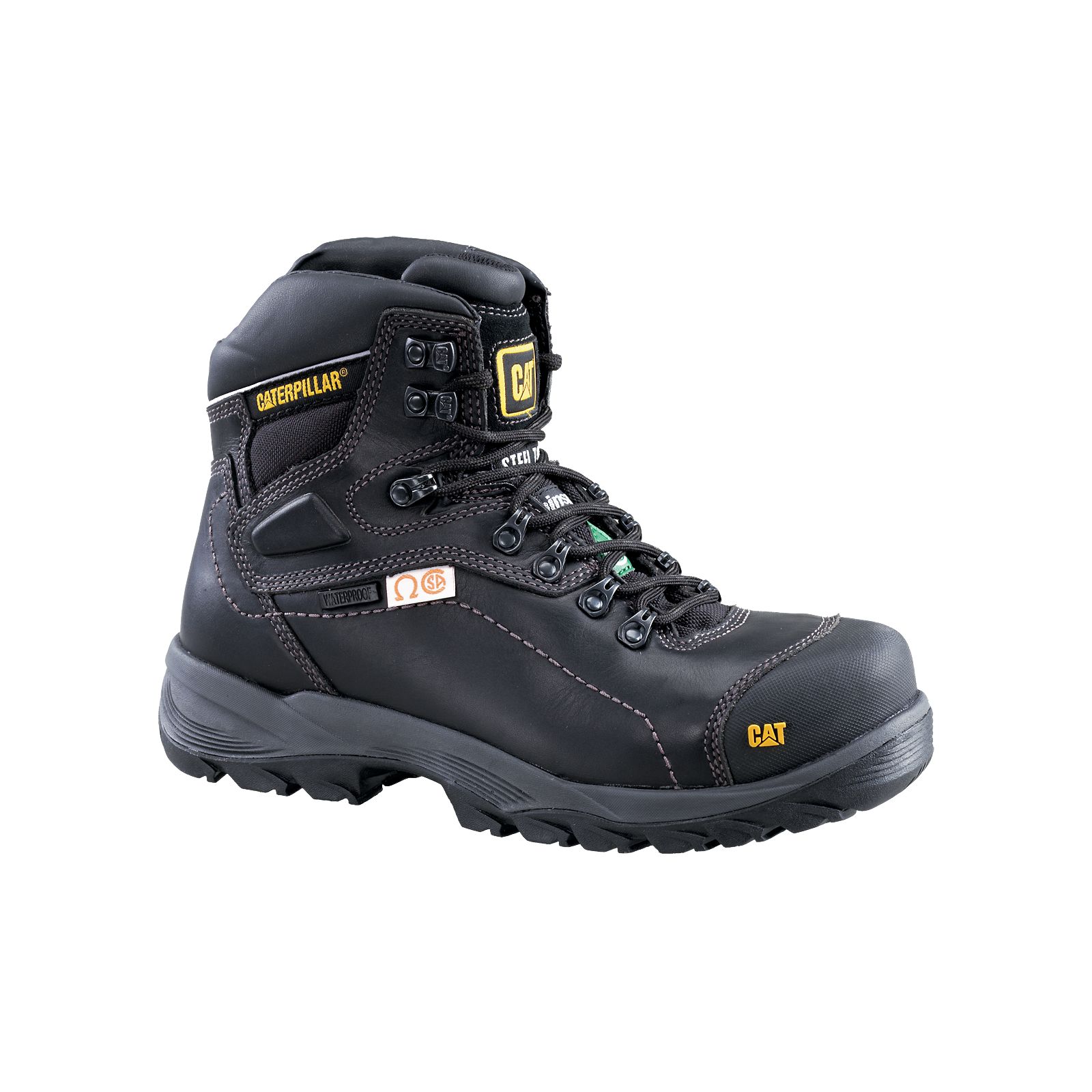 Black Caterpillar Diagnostic Hi Csa (Waterproof) Men's Work Boots | Cat-453891