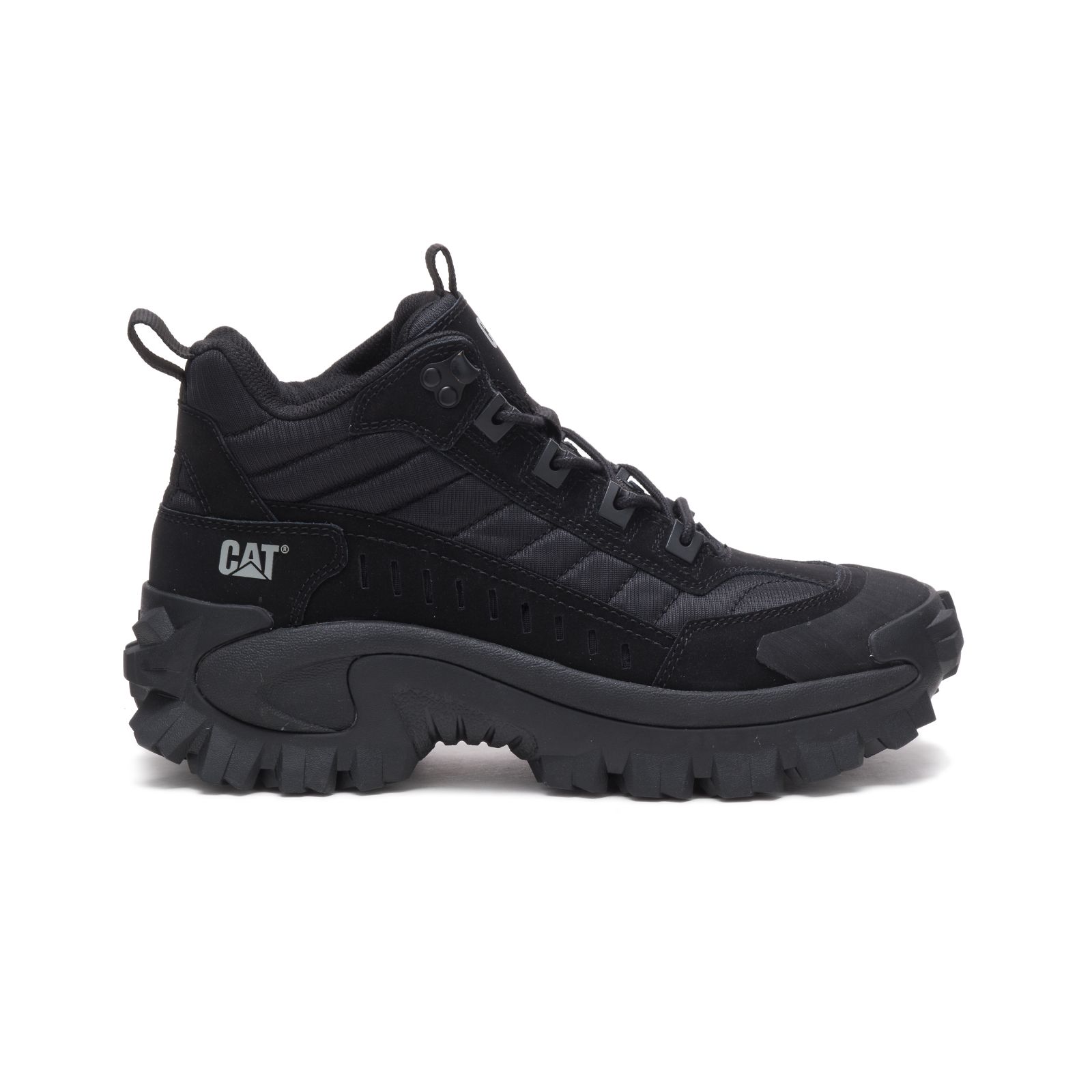 Black Caterpillar Intruder Mid Men's Sneakers | Cat-674285