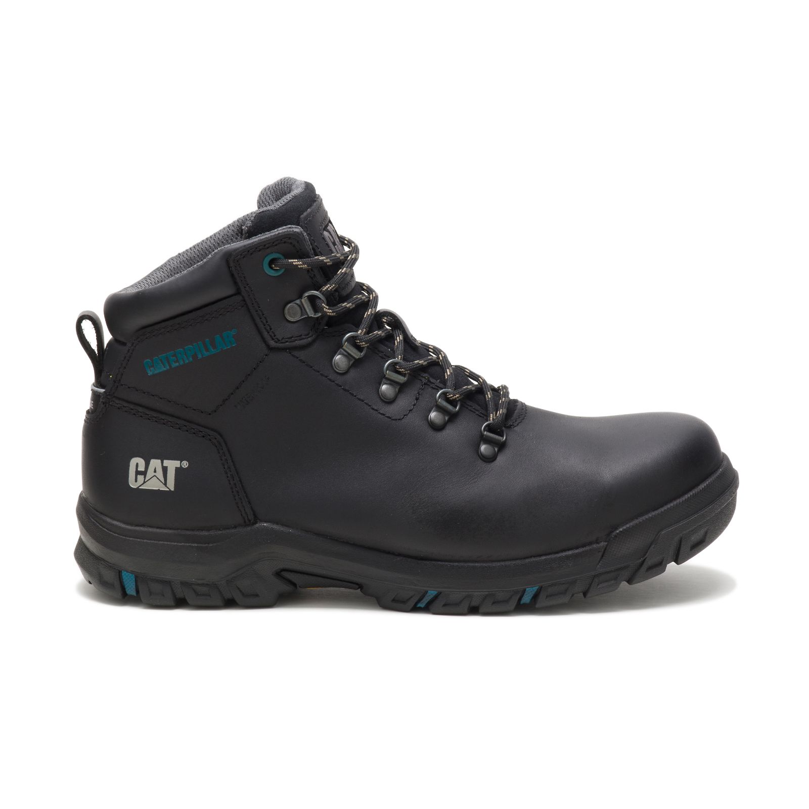 Black Caterpillar Mae Steel Toe Waterproof Women's Work Boots | Cat-032179