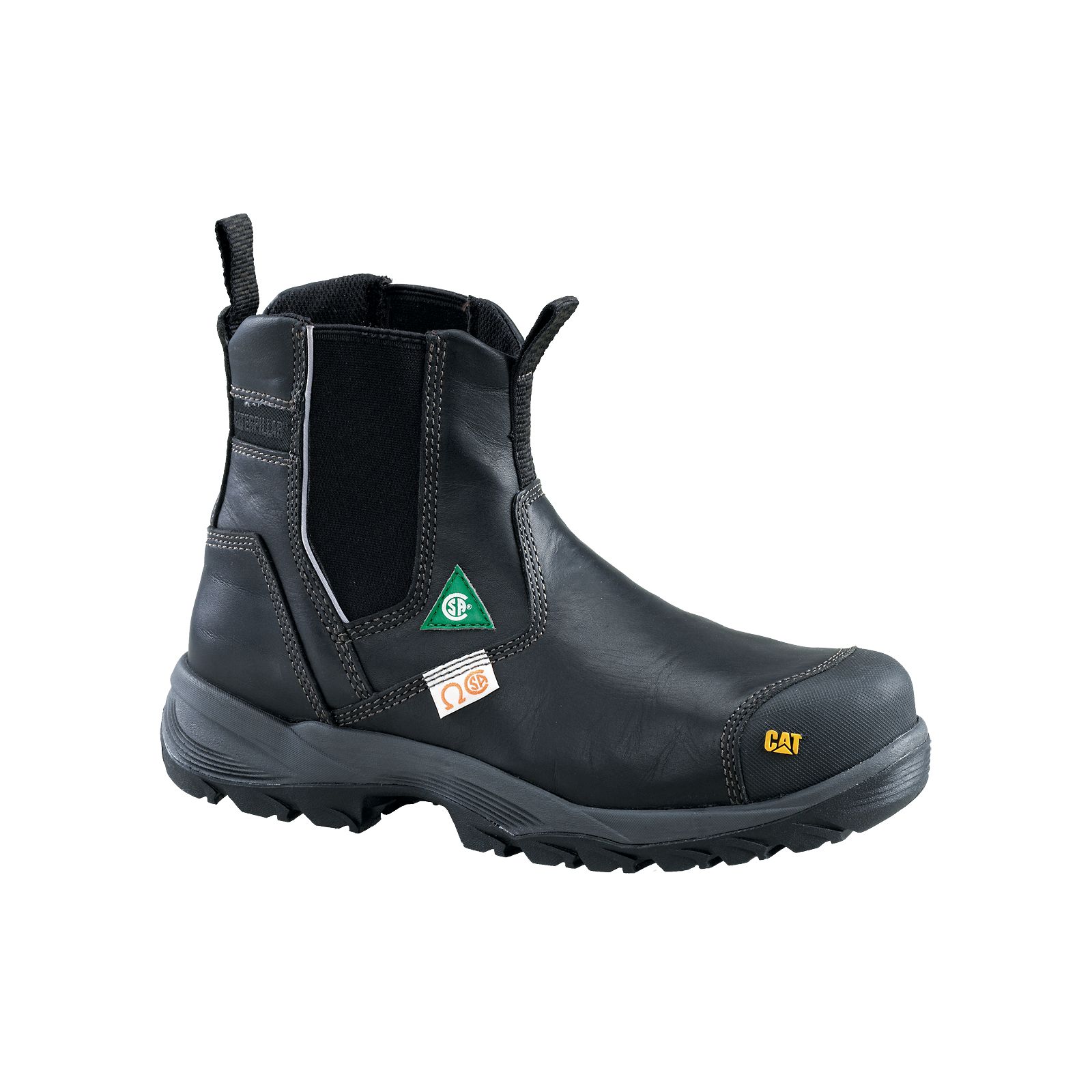 Black Caterpillar Propane Csa Men's Work Boots | Cat-864321