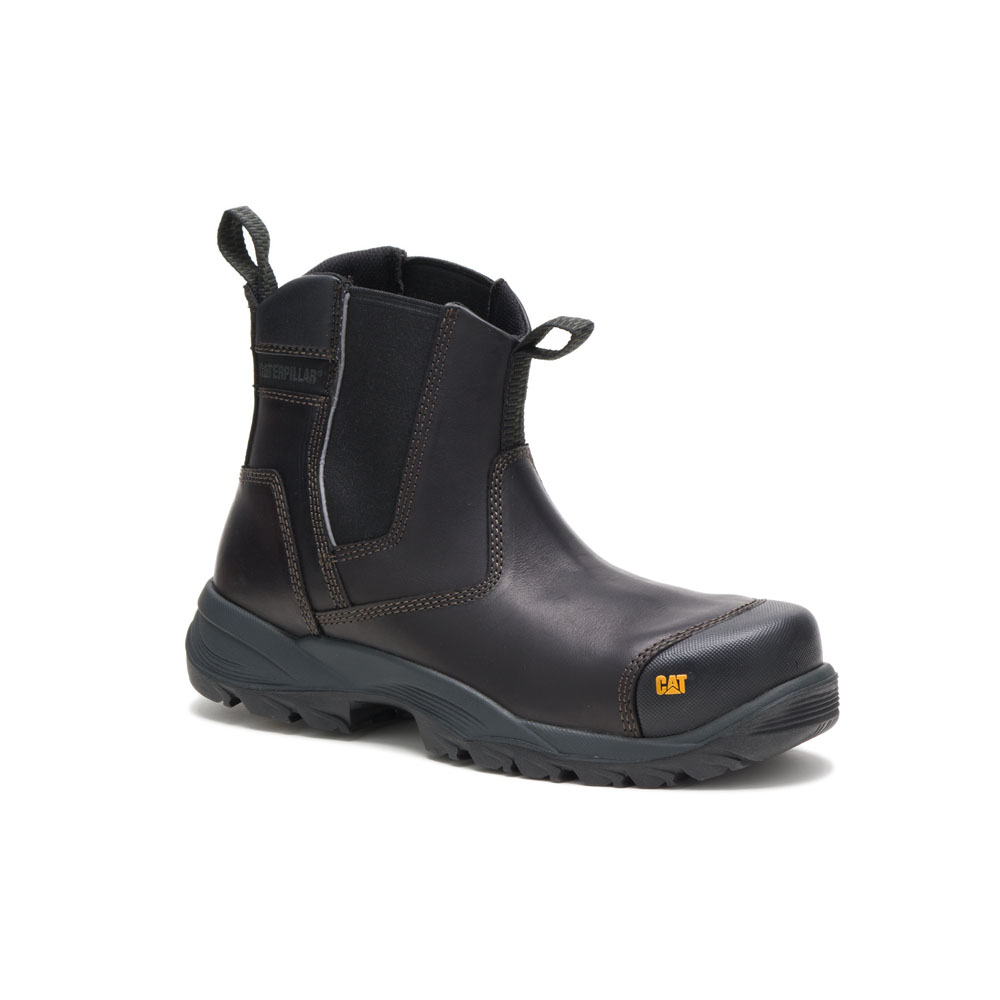 Black Caterpillar Propane St Men's Safety Boots | Cat-802739