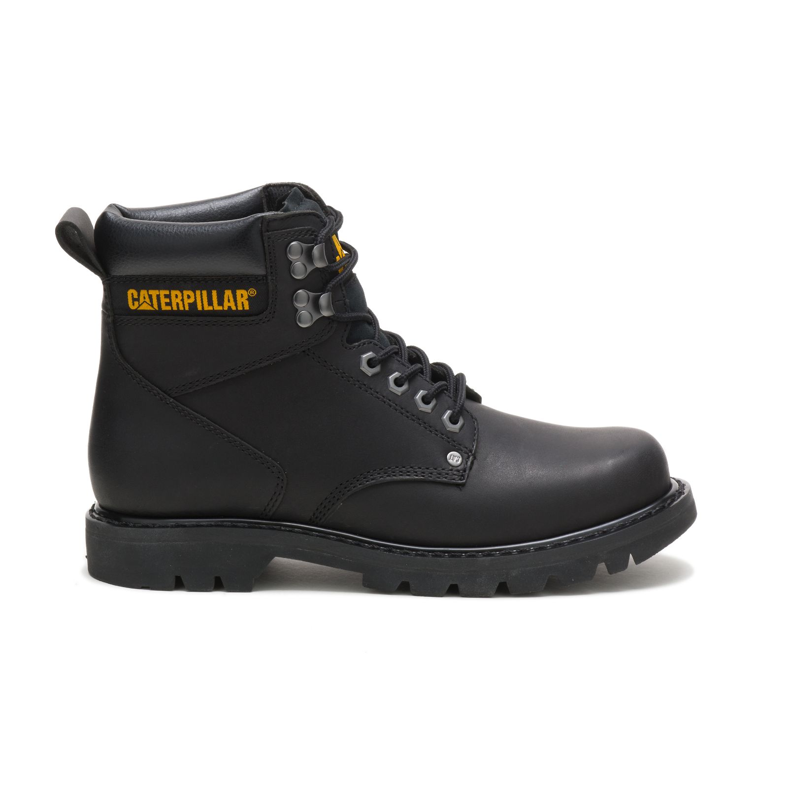 Black Caterpillar Second Shift Men's Work Boots | Cat-720849