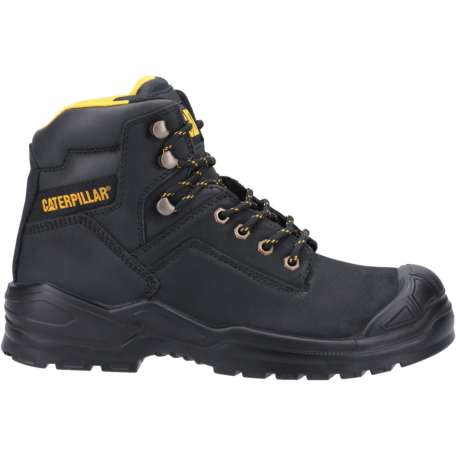 Black Caterpillar Striver Bump Steel Toe S3 Src Men's Work Boots | Cat-504938