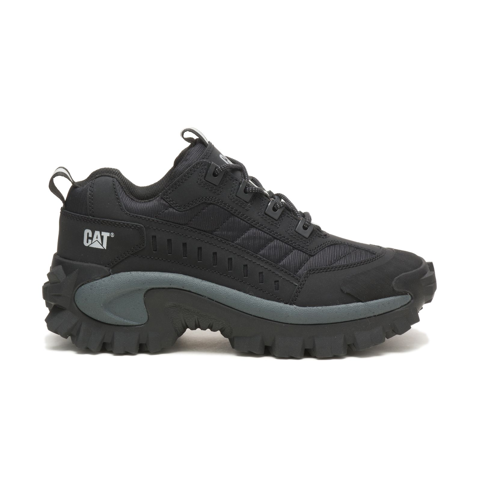 Black/Dark Grey Caterpillar Intruder Men's Casual Shoes | Cat-035497
