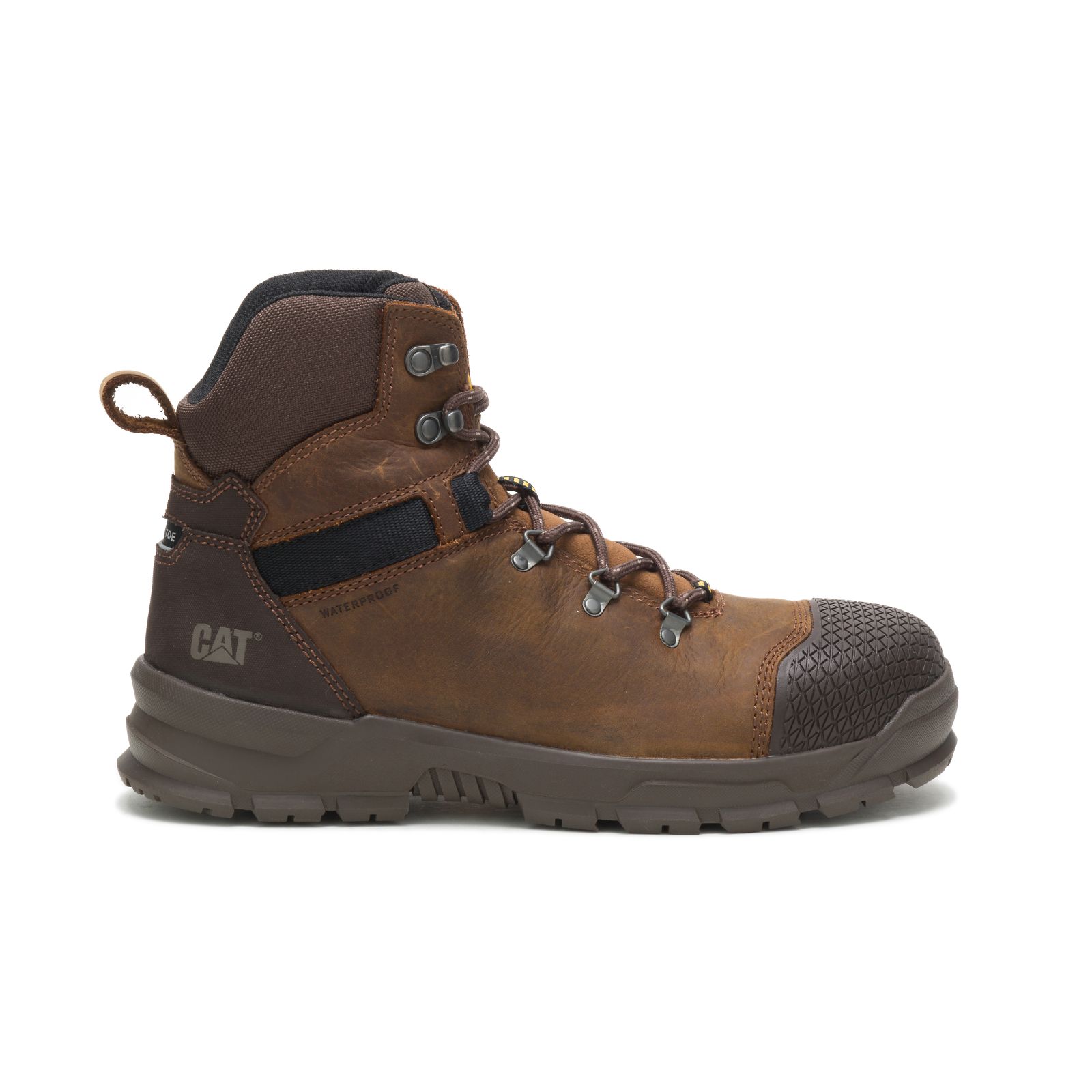 Brown Caterpillar Accomplice X Waterproof Steel Toe Men's Steel Toe Boots | Cat-640187