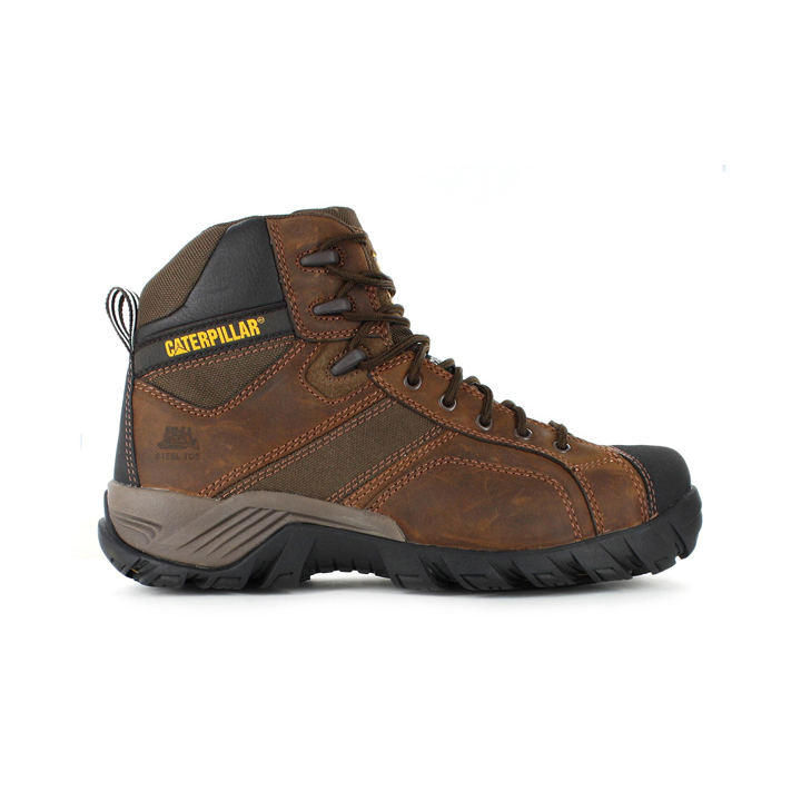 Brown Caterpillar Argon Zip St Men's Work Boots | Cat-905217