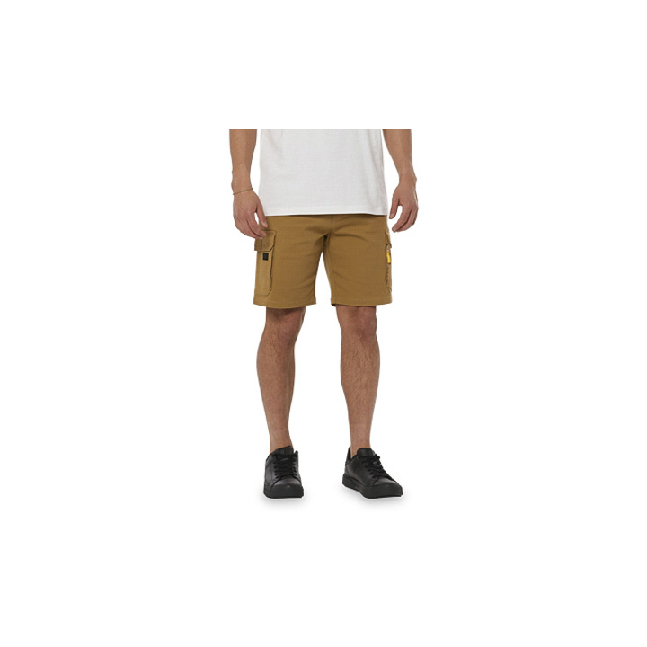 Brown Caterpillar Foundation Cargo Men's Shorts | Cat-378295