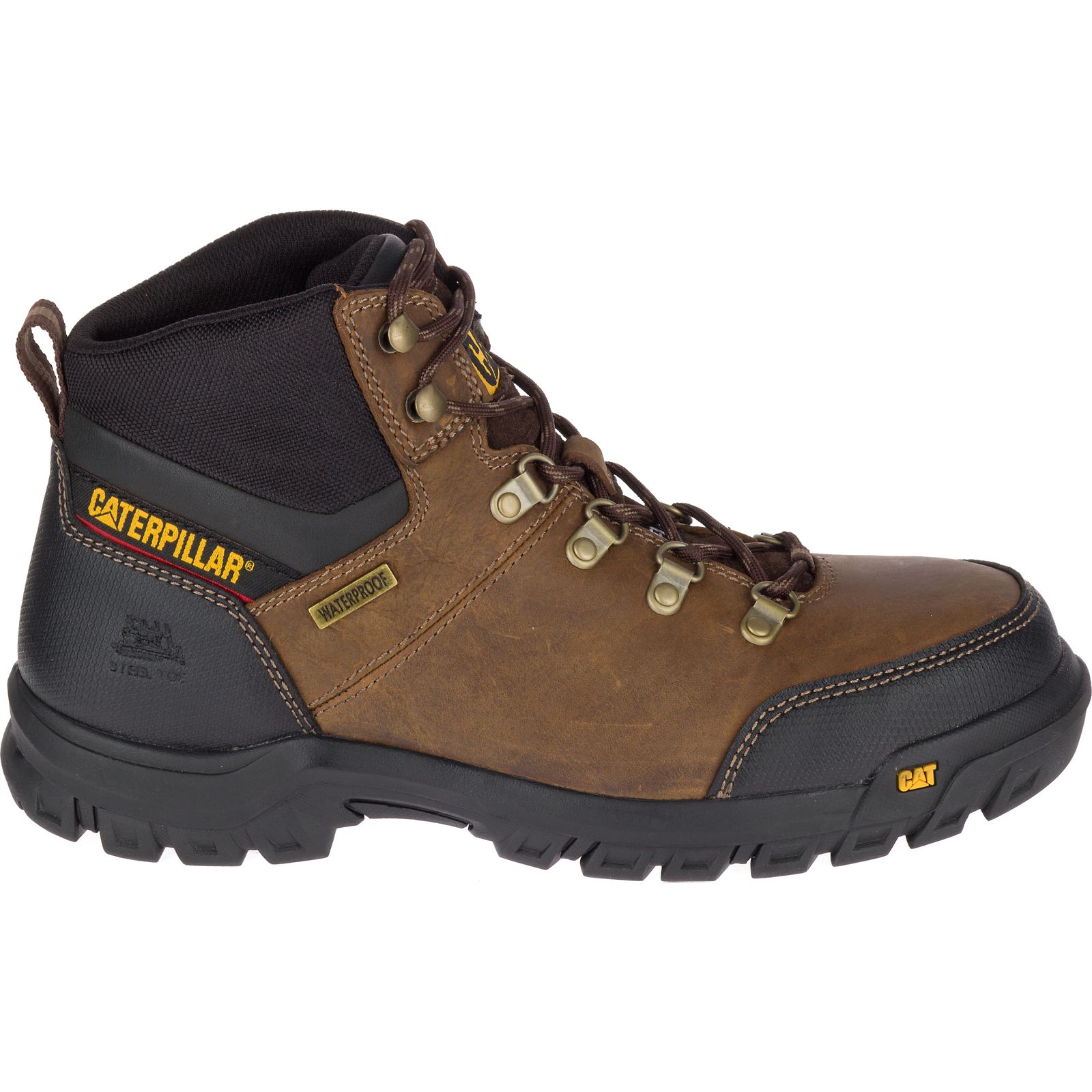 Brown Caterpillar Framework S3 Wr Hro Sra Steel Toe Men's Work Boots | Cat-069142