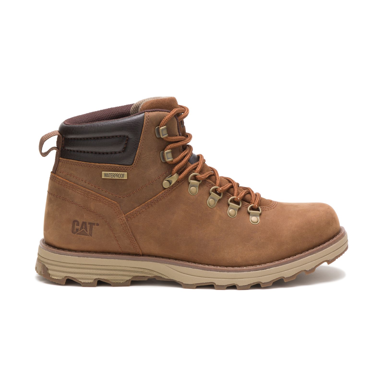 Brown Caterpillar Sire Waterproof Men's Work Boots | Cat-412078