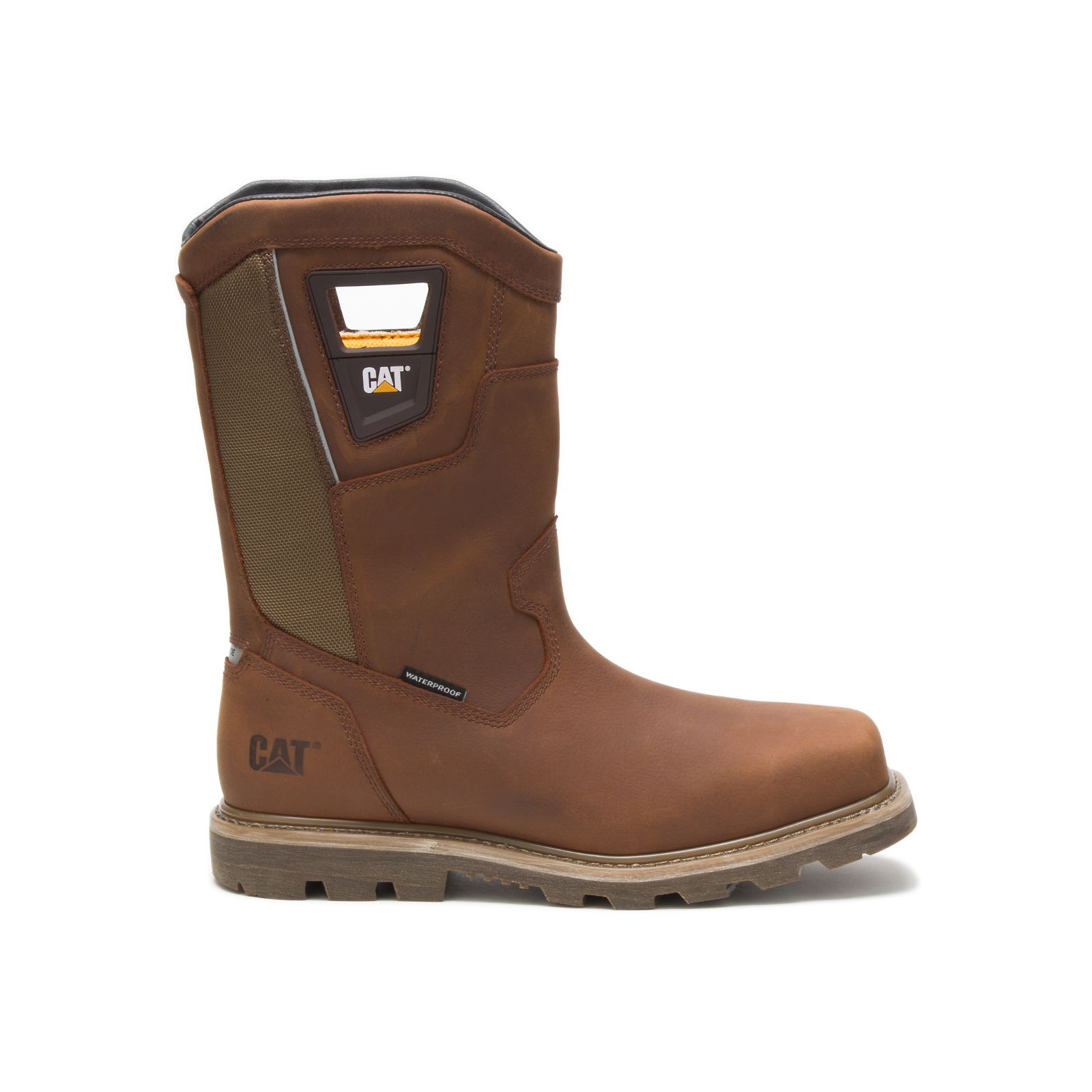 Brown Caterpillar Stillwell Waterproof Steel Toe Men's Steel Toe Boots | Cat-680495