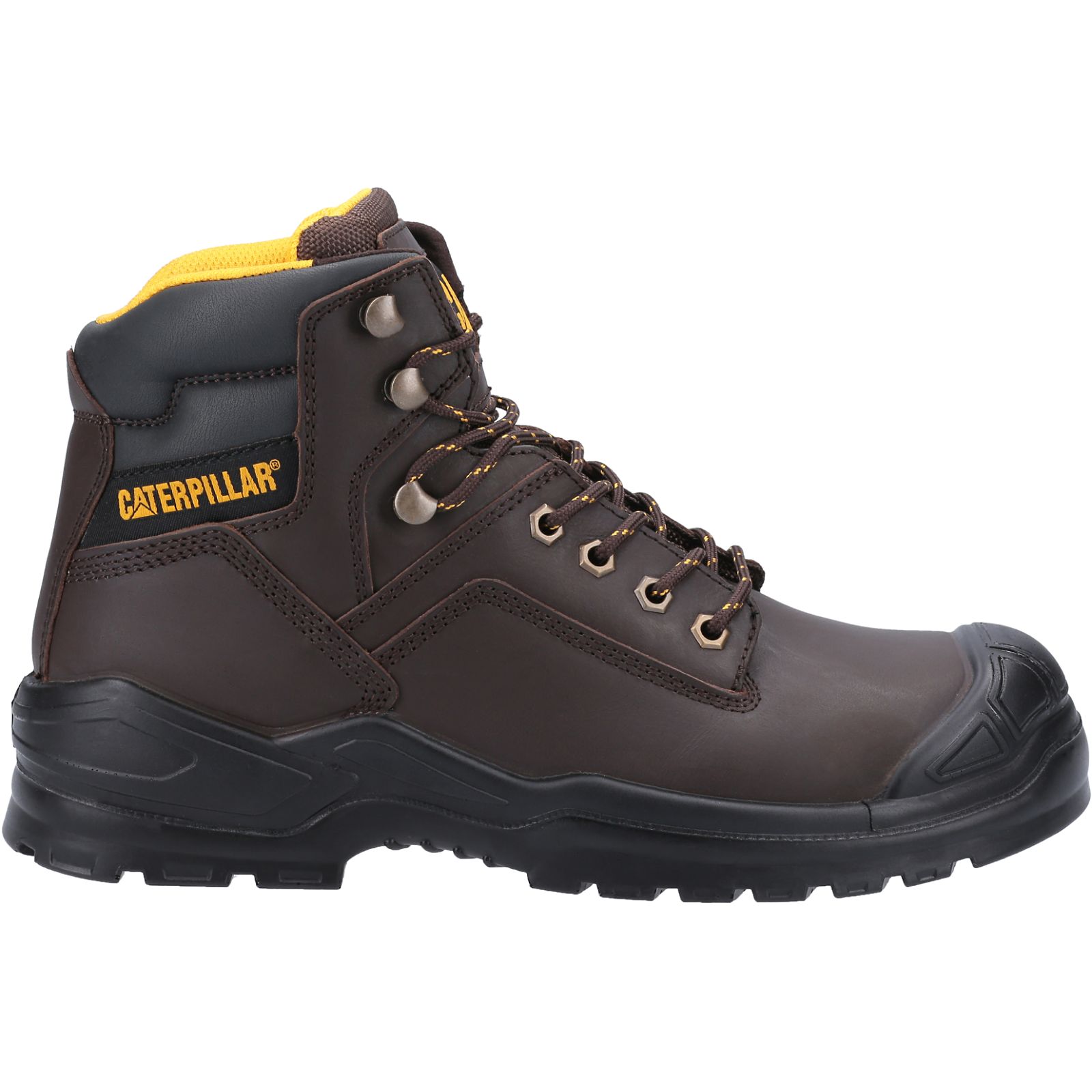 Brown Caterpillar Striver Bump Steel Toe S3 Src Men's Work Boots | Cat-286903
