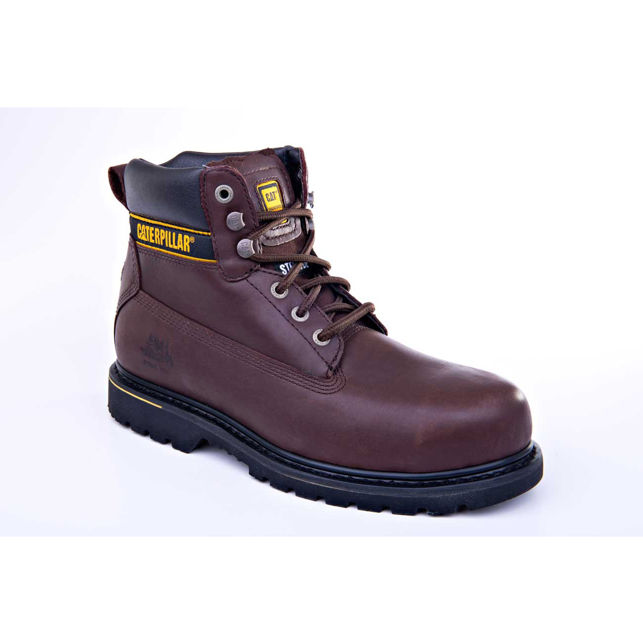 Burgundy Caterpillar Holton St - Sa Men's Safety Boots | Cat-413670