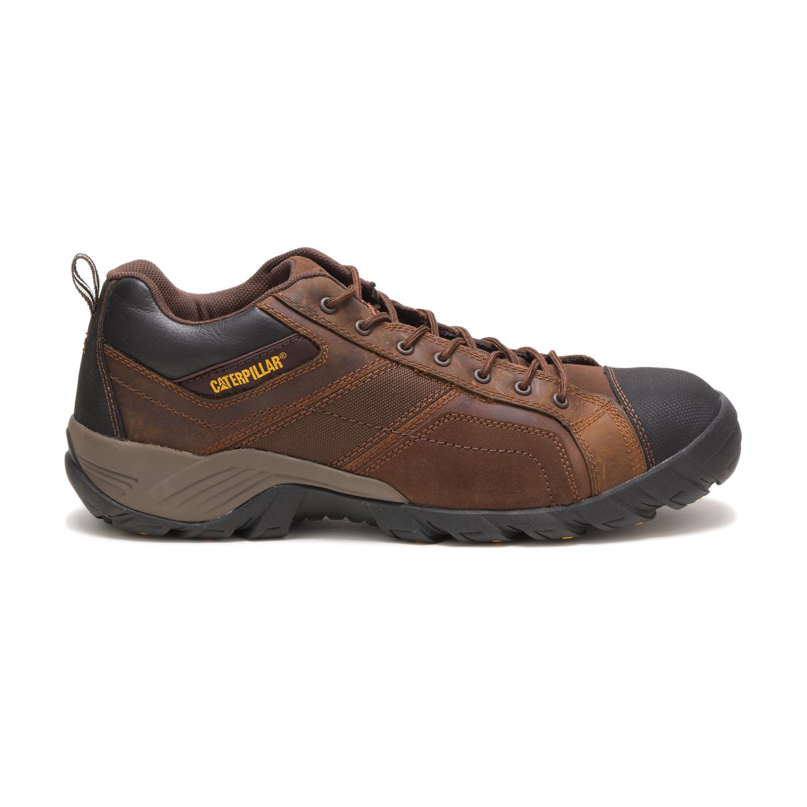 Dark Brown Caterpillar Argon Composite Toe Men's Sneakers | Cat-951036