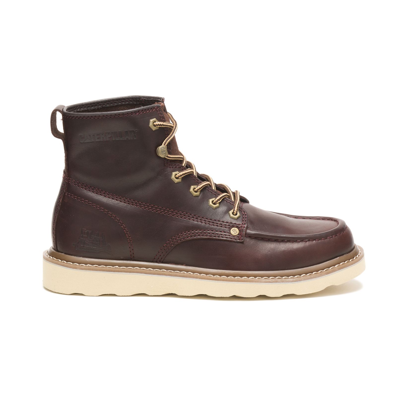 Dark Brown Caterpillar Glenrock Mid Men's Casual Boots | Cat-046719