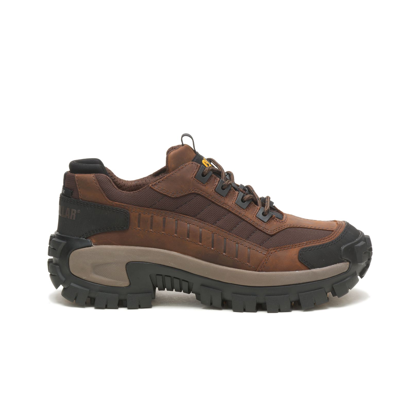 Dark Brown Caterpillar Invader Steel Toe Men's Steel Toe Shoes | Cat-306218