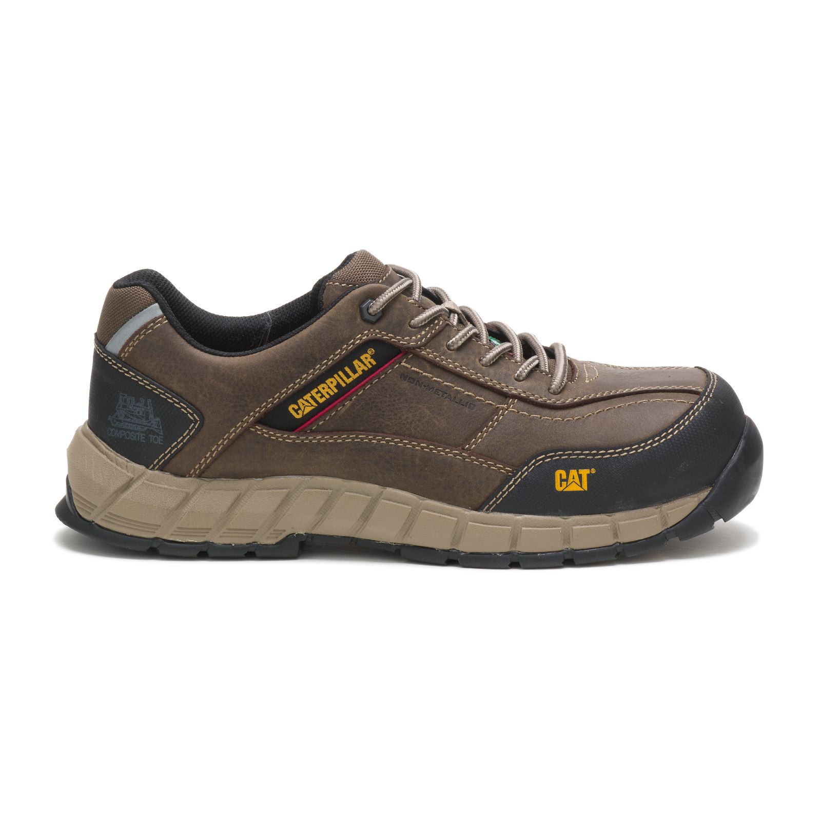 Dark Grey Caterpillar Streamline Leather Csa Composite Toe Men's Work Shoes | Cat-067852