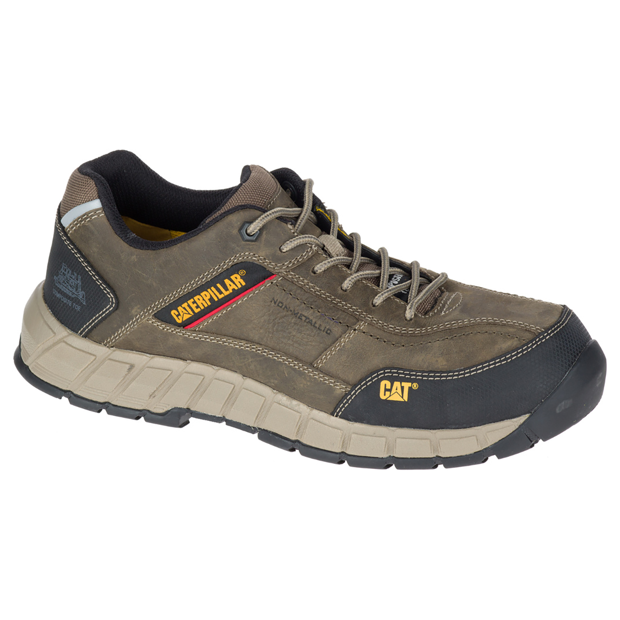 Dark Grey Caterpillar Streamline Leather Ct S1 P Hro Sra Sa Men's Safety Shoes | Cat-068792