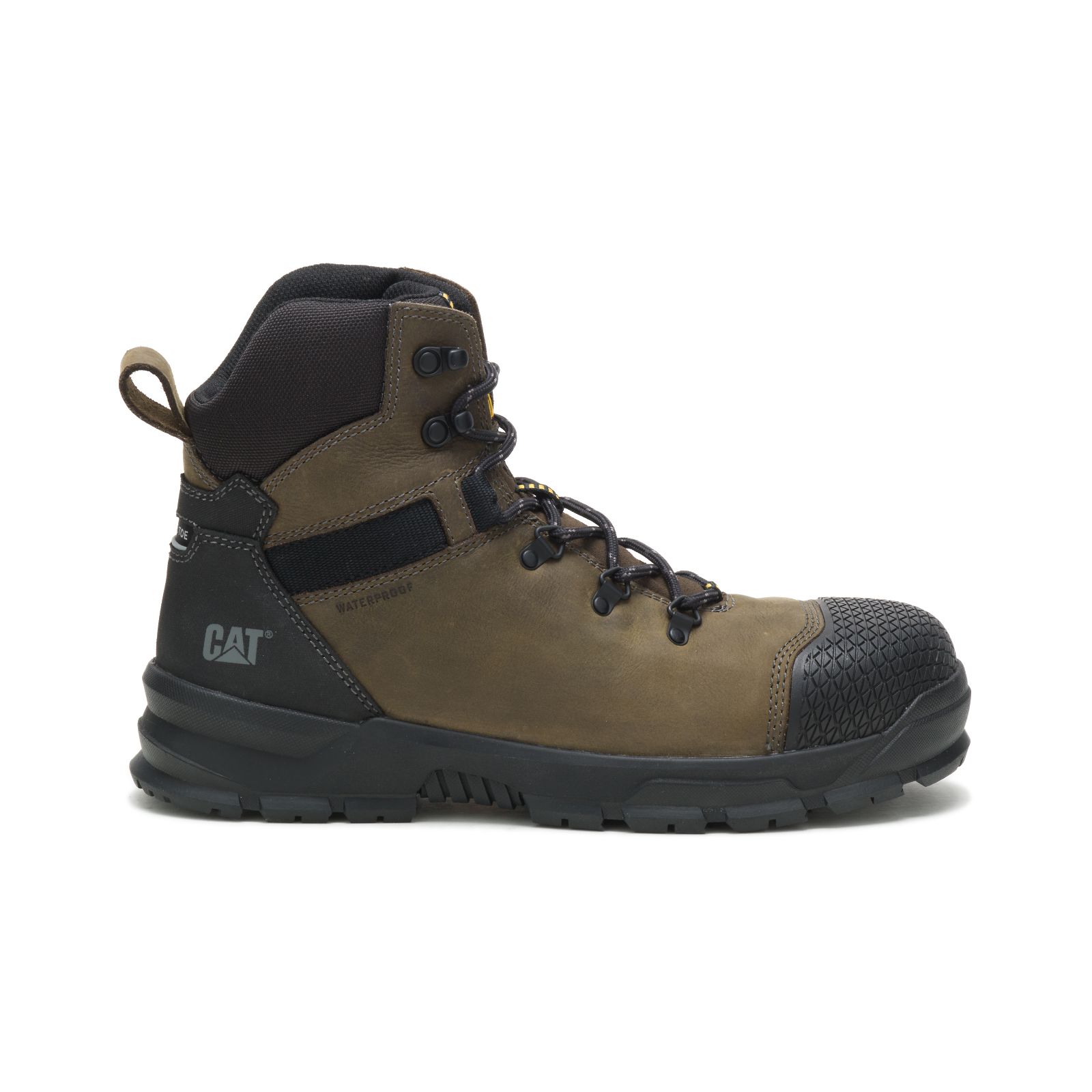 Deep Green/Black Caterpillar Accomplice X Waterproof Steel Toe Men's Work Boots | Cat-485391