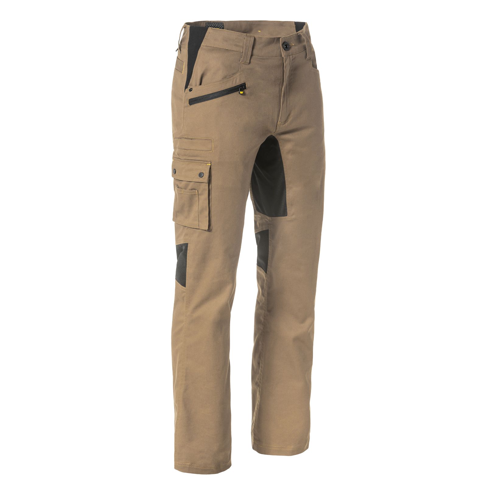 Khaki Caterpillar Operator Flex Men's Pants | Cat-563728