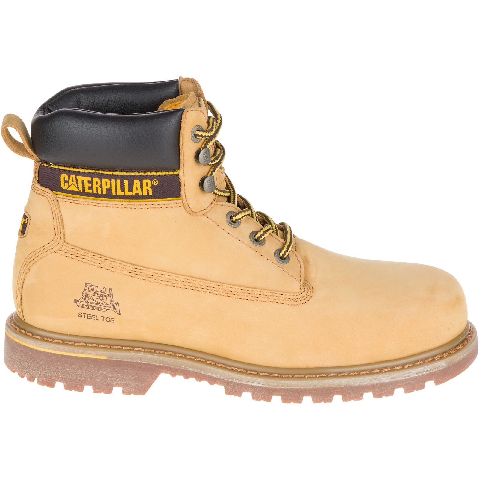 Orange Caterpillar Holton Steel Toe S3 Hro Src Men's Work Boots | Cat-624897