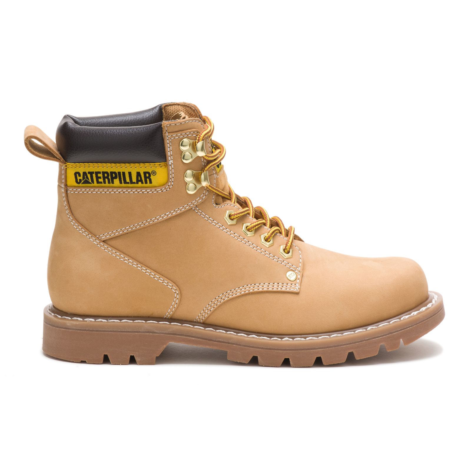 Orange Caterpillar Second Shift Men's Work Boots | Cat-309851