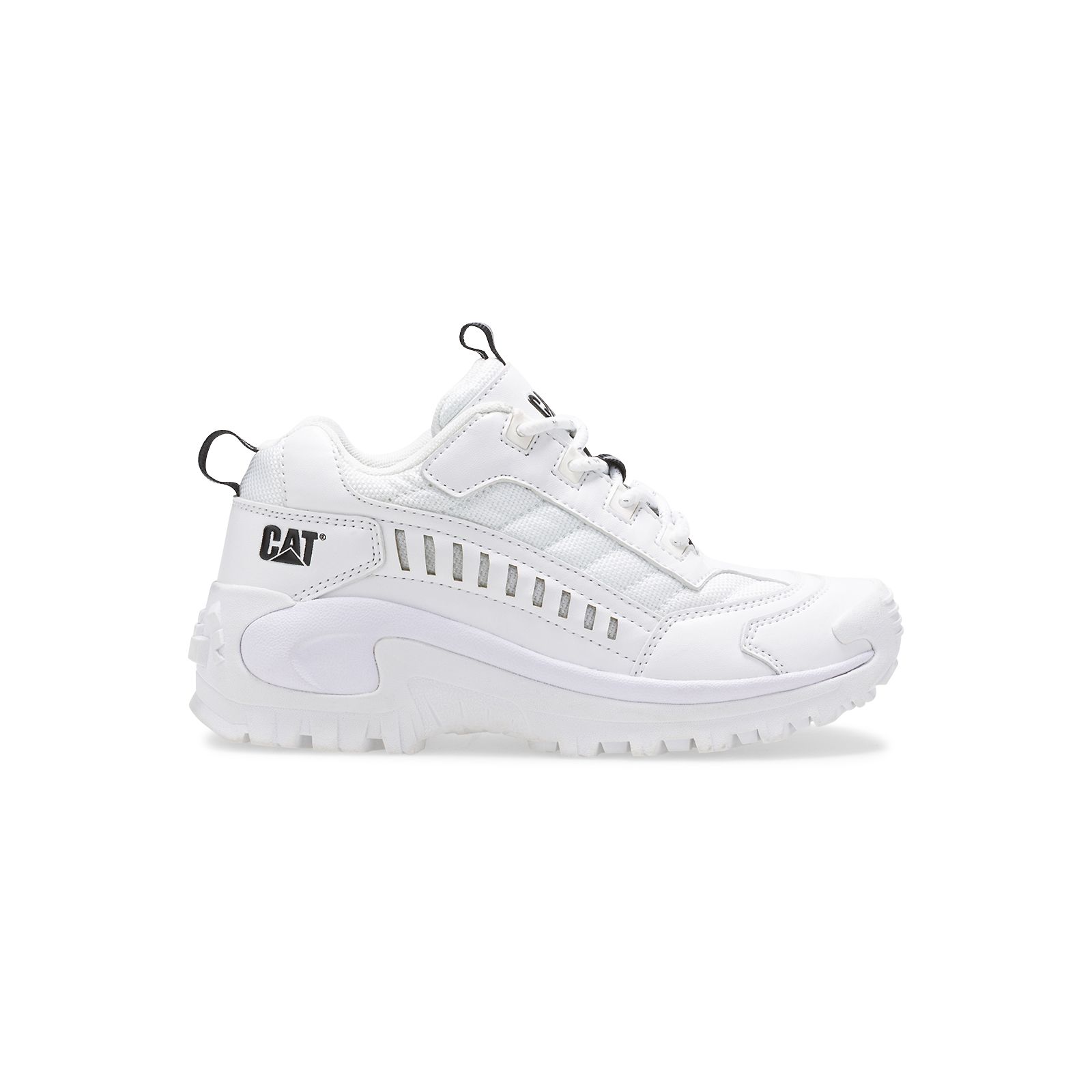 White Caterpillar Intruder Kids' Sneakers | Cat-478539