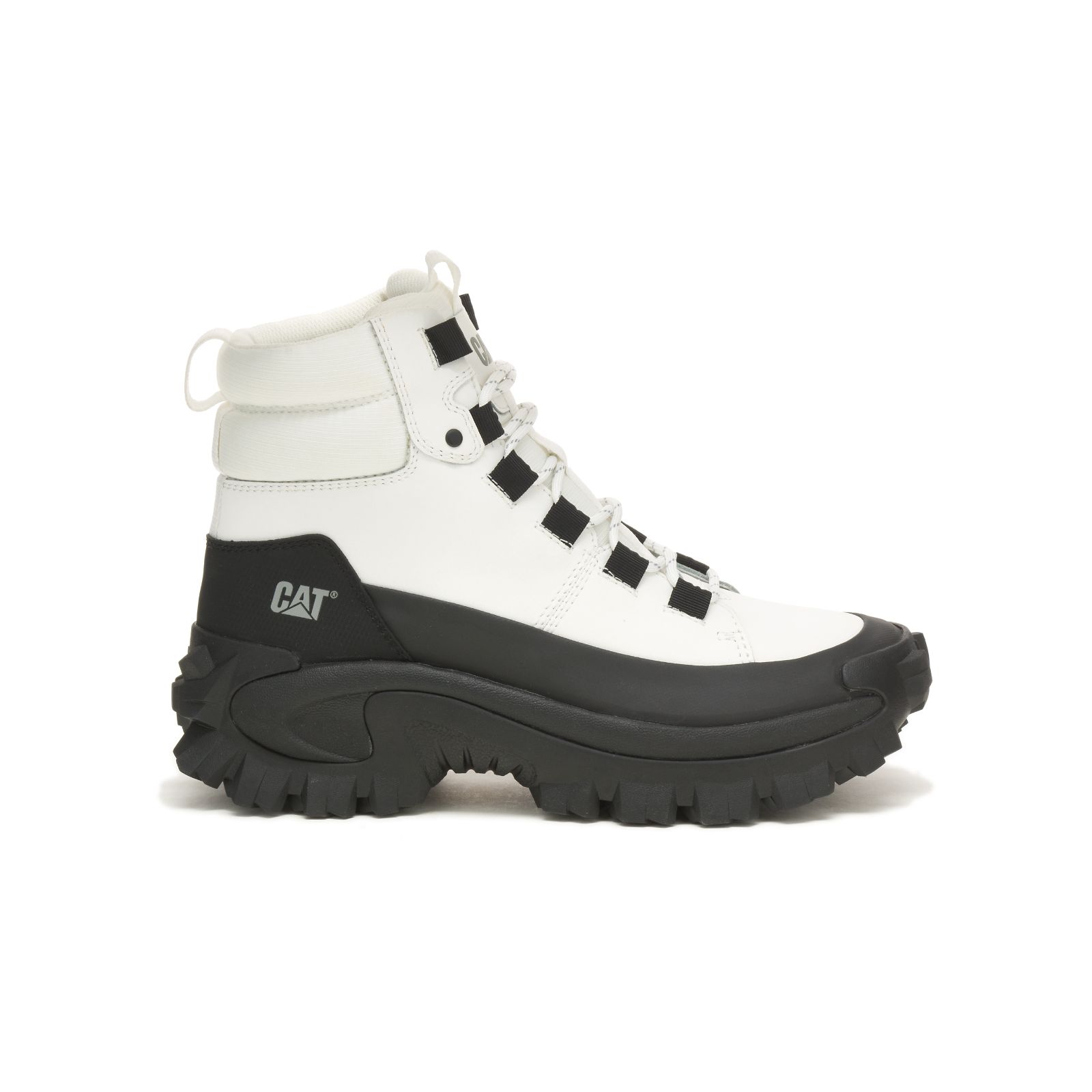 White Caterpillar Trespass Waterproof Galosh Men's Waterproof Boots | Cat-085396