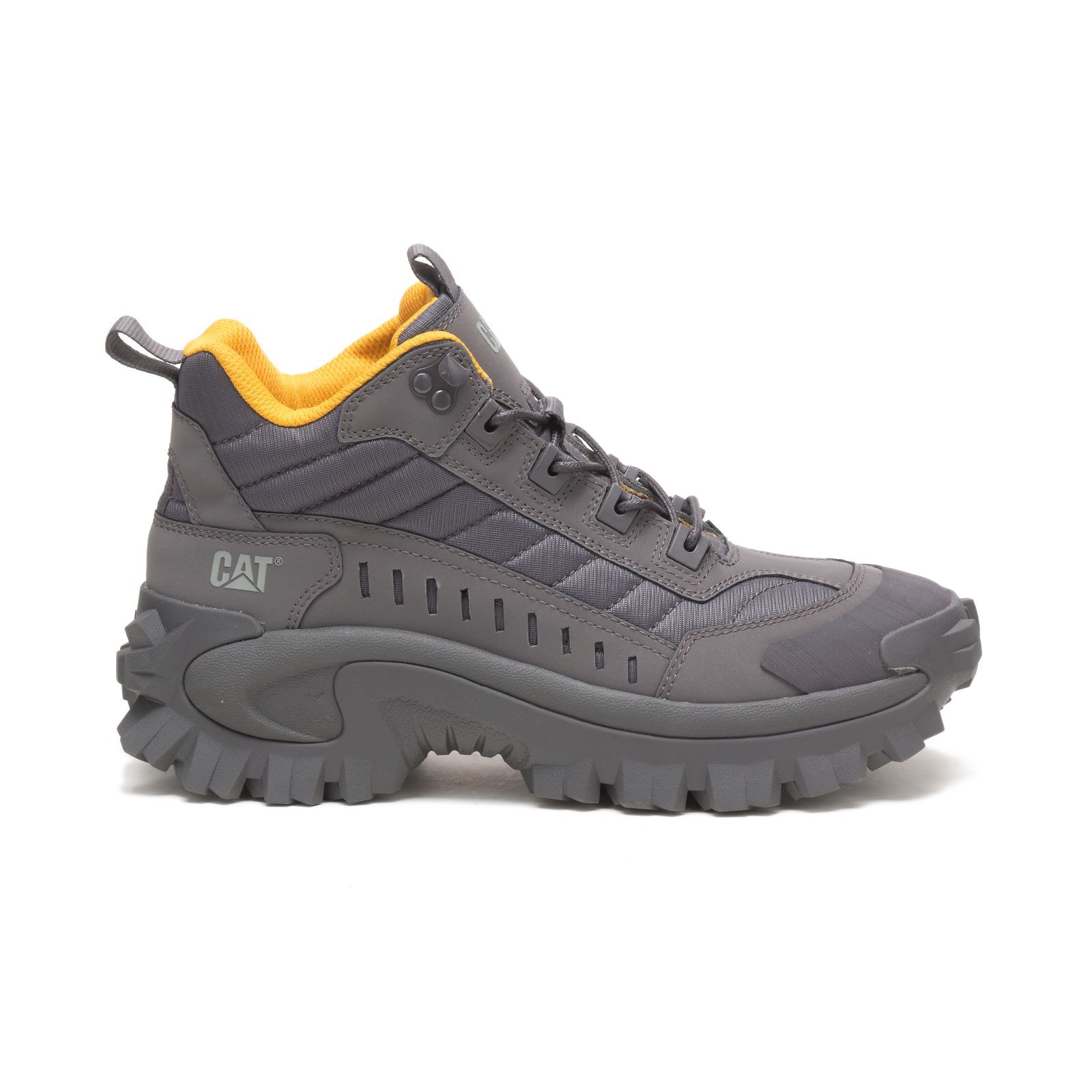 deep grey Caterpillar Intruder Mid Men's Sneakers | Cat-918726